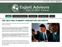 Tablet Screenshot of exportadvisors.com